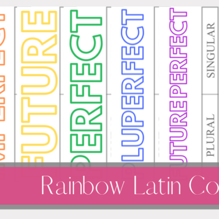 Rainbow Latin Conjugations