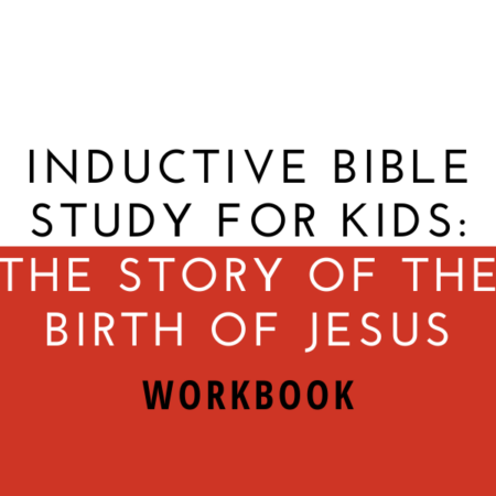 The Story of the Birth of Jesus – Inductive Study for Kids – Workbook