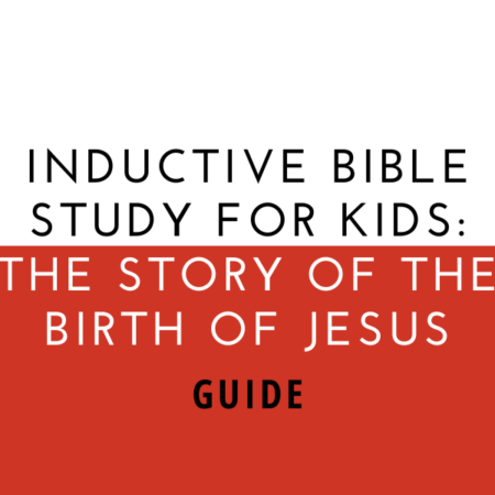 The Story of the Birth of Jesus – An Inductive Bible Study for Kids