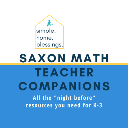 Saxon Math Teacher Companions (K,1,2,3)