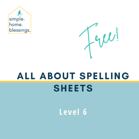 All About Spelling Sheets Level 6