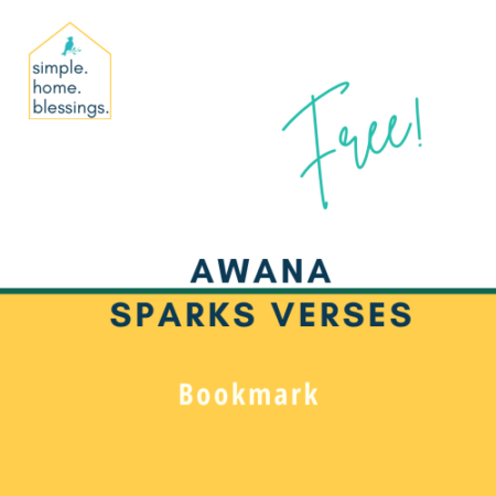 Awana Sparks Key Verses Bookmark
