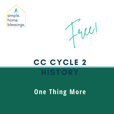 CC Cycle 2 One Thing More History