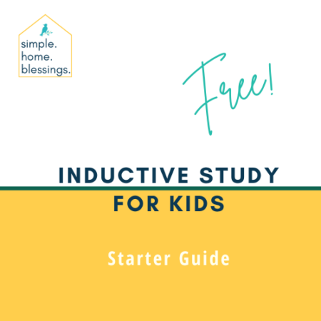 Inductive Bible Study for Kids – A Starter Guide