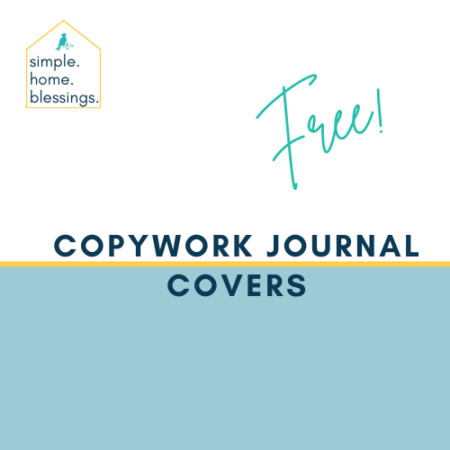 Copywork Journal Covers