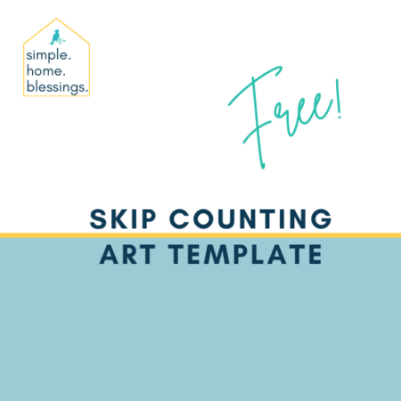 Skip Counting Art Template